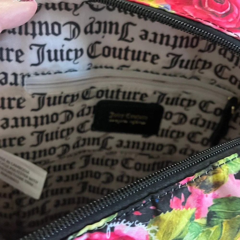 Juicy Couture Rose Print Backpack - Pink and Black - Picture 5 of 5